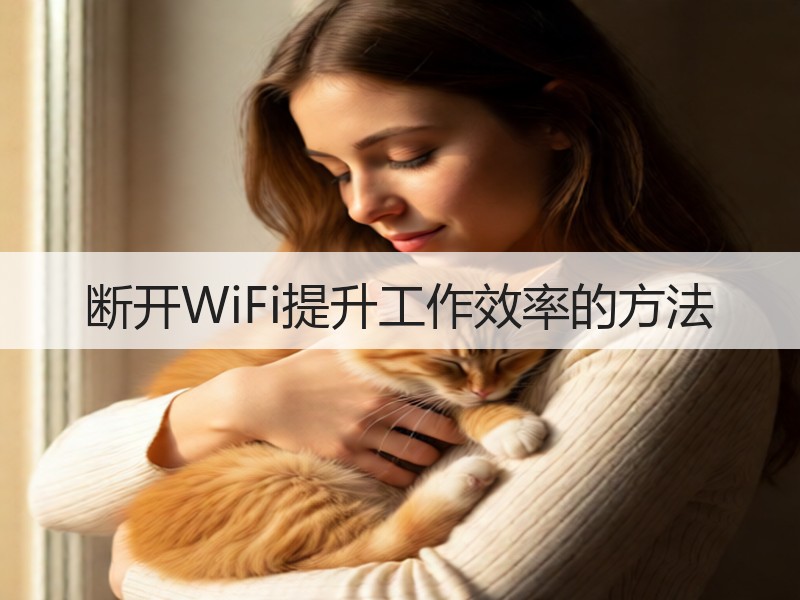 断开WiFi提升工作效率的方法