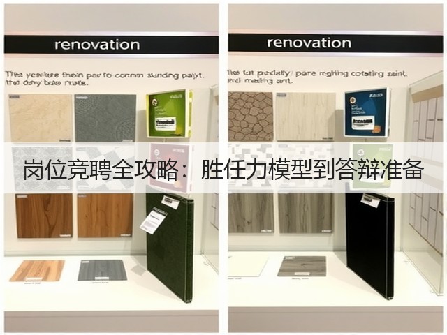 岗位竞聘全攻略:胜任力模型到答辩准备(图3) 岗位竞聘全攻略:胜任力模型到答辩准备(图3)