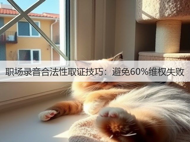 职场录音合法性取证技巧：避免60%维权失败(图3)