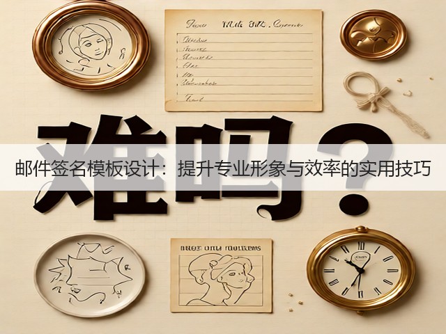 邮件签名模板设计:提升专业形象与效率的实用技巧(图3) 邮件签名模板设计:提升专业形象与效率的实用技巧(图3)