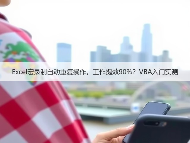 Excel宏录制自动重复操作,工作提效90%?VBA入门实测(图3) Excel宏录制自动重复操作,工作提效90%?VBA入门实测(图3)