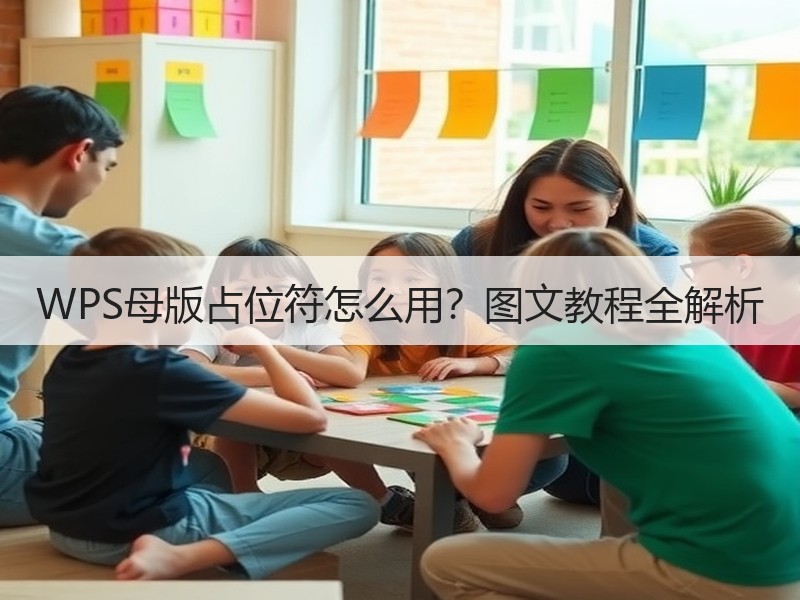 WPS母版占位符怎么用？图文教程全解析