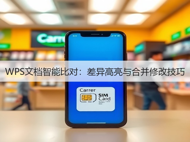 WPS文档智能比对:差异高亮与合并修改技巧(图2) WPS文档智能比对:差异高亮与合并修改技巧(图2)