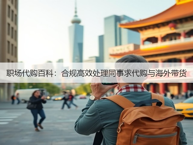 职场代购百科:合规高效处理同事求代购与海外带货(图2) 职场代购百科:合规高效处理同事求代购与海外带货(图2)