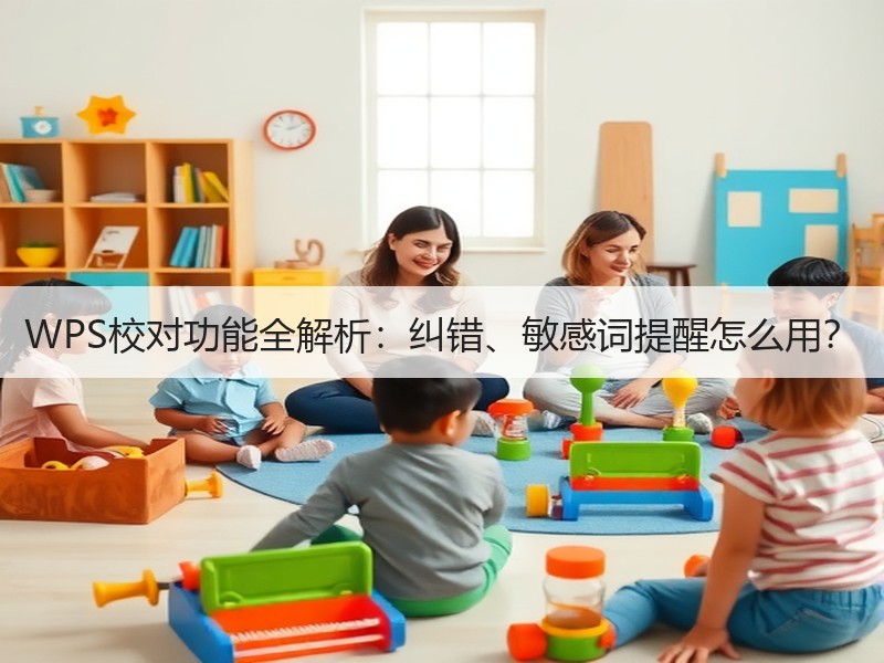 WPS校对功能全解析：纠错、敏感词提醒怎