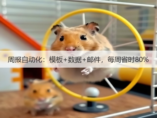 周报自动化：模板+数据+邮件，每周省时80%(图3)