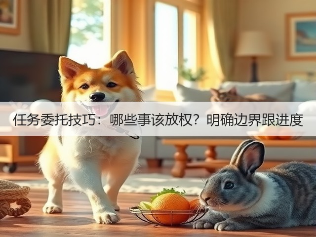 任务委托技巧:哪些事该放权?明确边界跟进度(图1) 任务委托技巧:哪些事该放权?明确边界跟进度(图1)