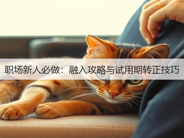 职场新人必做:融入攻略与试用期转正技巧(图1) 职场新人必做:融入攻略与试用期转正技巧(图1)