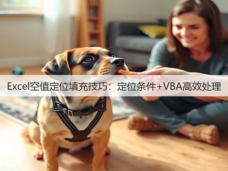Excel空值定位填充技巧:定位条件+VBA高效处理(图2) Excel空值定位填充技巧:定位条件+VBA高效处理(图2)