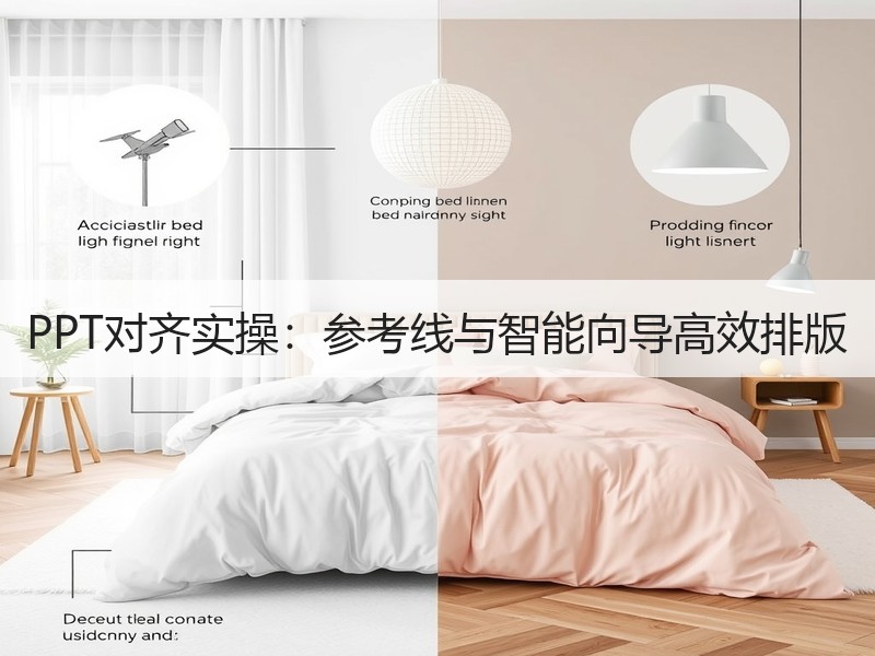 PPT对齐实操：参考线与智能向导高效排版