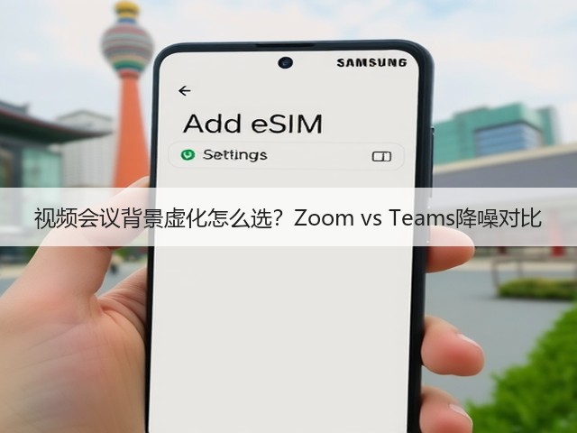 视频会议背景虚化怎么选？Zoom vs Teams降噪对比(图1)