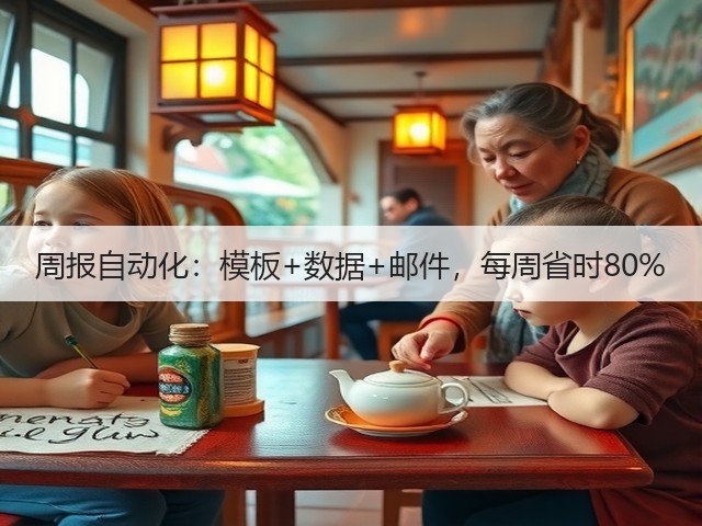 周报自动化：模板+数据+邮件，每周省时80%(图1)
