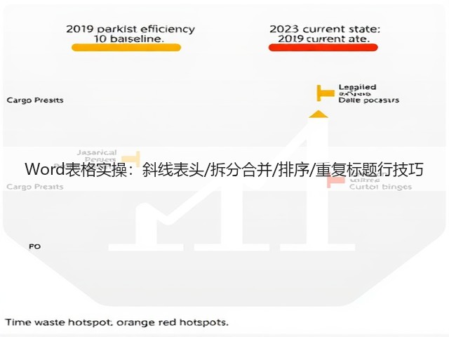 Word表格实操：斜线表头/拆分合并/排序/重复标题行技巧(图1)