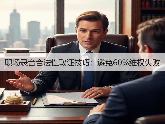 职场录音合法性取证技巧：避免60%维权失败(图1)