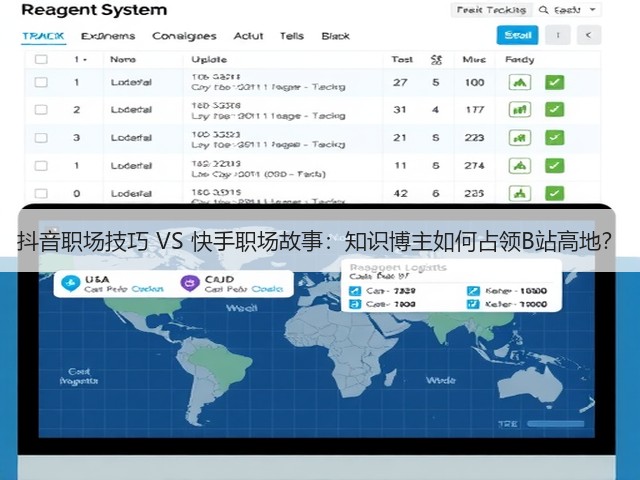 抖音职场技巧 VS 快手职场故事:知识博主如何占领B站高地?(图2) 抖音职场技巧 VS 快手职场故事:知识博主如何占领B站高地?(图2)
