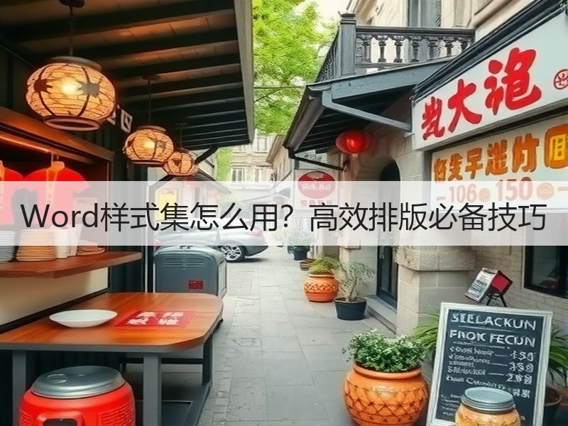 Word样式集怎么用？高效排版必备技巧