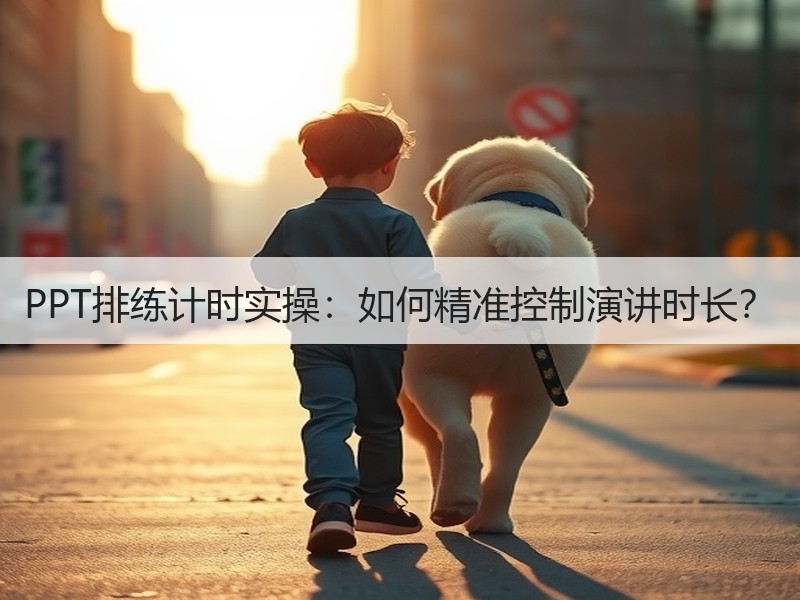 PPT排练计时实操：如何精准控制演讲时长