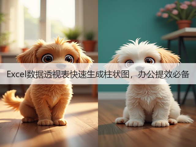 Excel数据透视表快速生成柱状图，办公提效必备(图3)