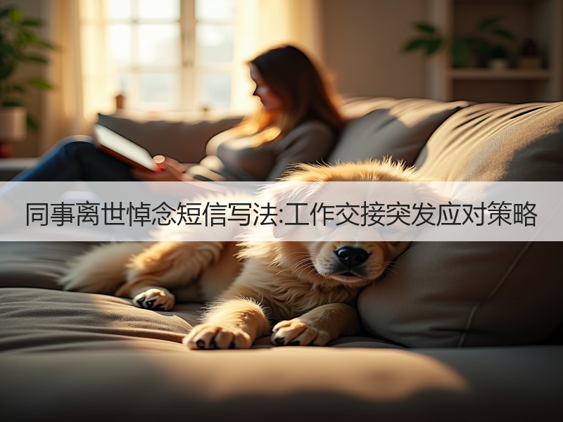 同事离世悼念短信写法:工作交接突发应对策