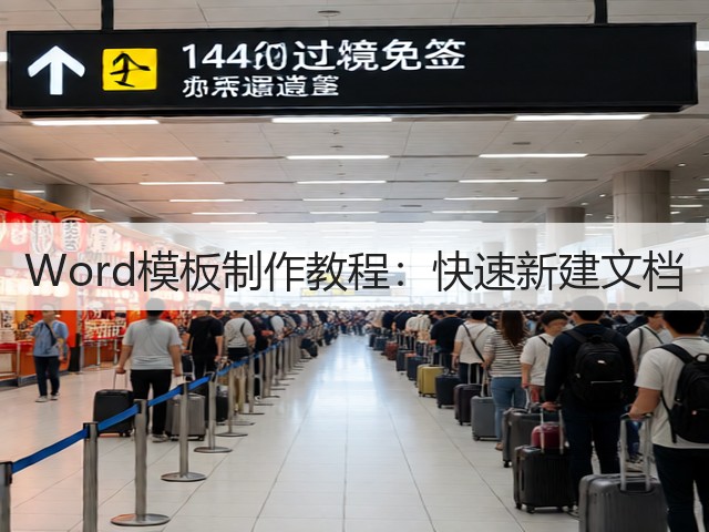 Word模板制作教程:快速新建文档(图3) Word模板制作教程:快速新建文档(图3)