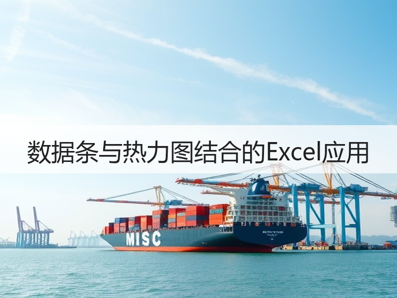 数据条与热力图结合的Excel应用
