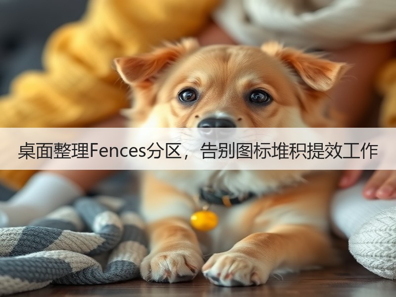 桌面整理Fences分区，告别图标堆积提