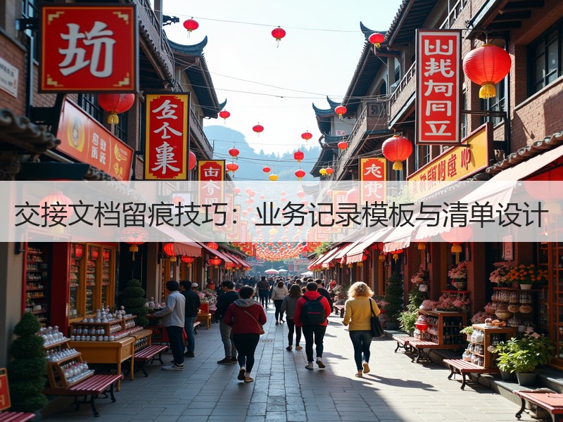 交接文档留痕技巧：业务记录模板与清单设计