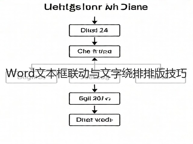 Word文本框联动与文字绕排排版技巧(图2) Word文本框联动与文字绕排排版技巧(图2)