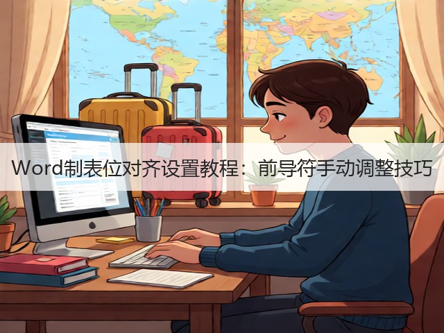 Word制表位对齐设置教程:前导符手动调整技巧(图2) Word制表位对齐设置教程:前导符手动调整技巧(图2)