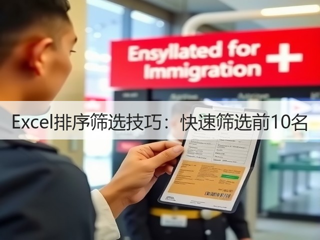 Excel排序筛选技巧：快速筛选前10名(图1)