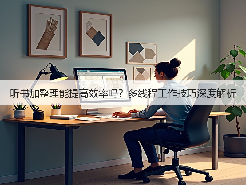 听书加整理能提高效率吗？多线程工作技巧深
