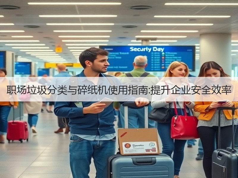职场垃圾分类与碎纸机使用指南:提升企业安