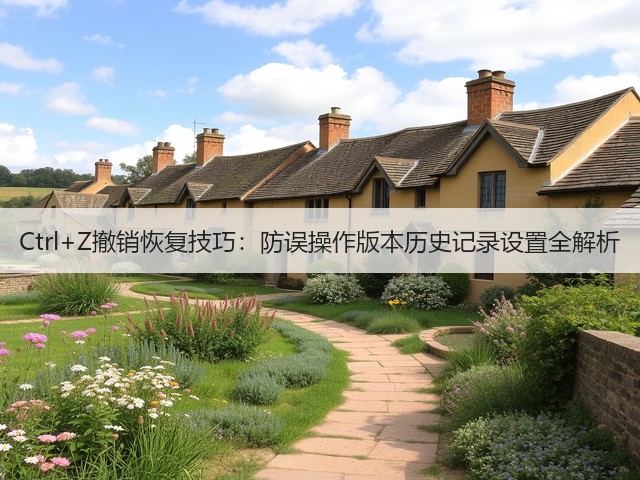 Ctrl+Z撤销恢复技巧：防误操作版本历史记录设置全解析(图1)