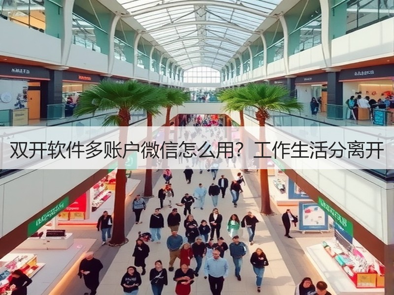 双开软件多账户微信怎么用？工作生活分离开