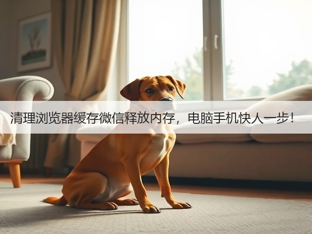 清理浏览器缓存微信释放内存，电脑手机快人一步！(图3)