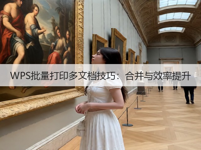 WPS批量打印多文档技巧:合并与效率提升(图3) WPS批量打印多文档技巧:合并与效率提升(图3)