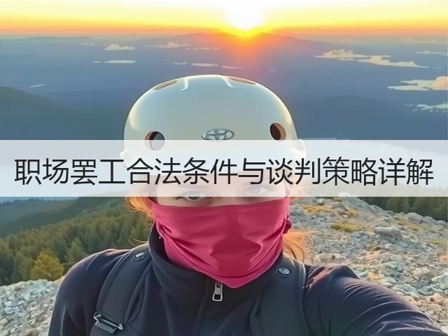 职场罢工合法条件与谈判策略详解(图1) 职场罢工合法条件与谈判策略详解(图1)