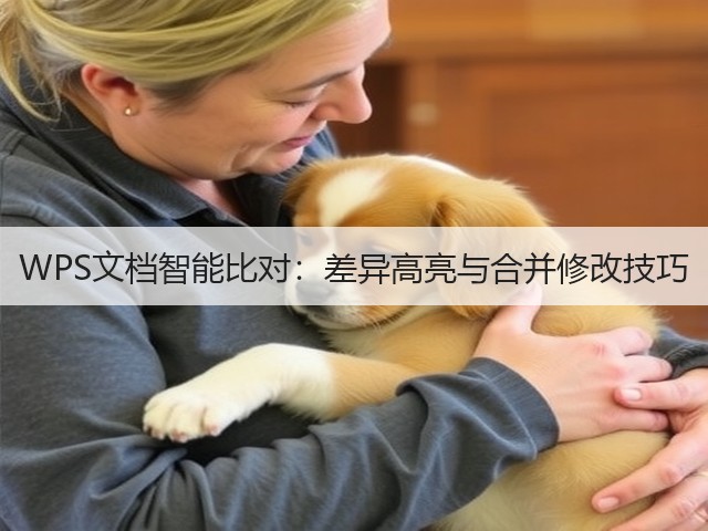 WPS文档智能比对:差异高亮与合并修改技巧(图3) WPS文档智能比对:差异高亮与合并修改技巧(图3)