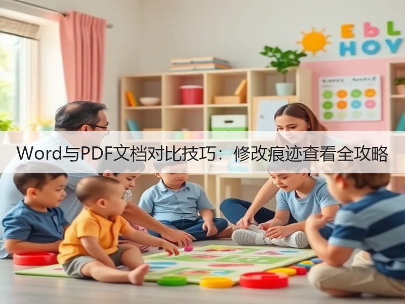 Word与PDF文档对比技巧：修改痕迹查