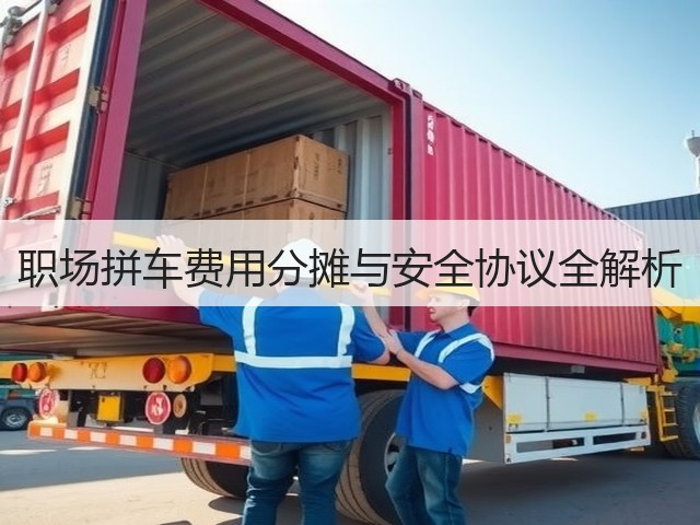 职场拼车费用分摊与安全协议全解析(图2) 职场拼车费用分摊与安全协议全解析(图2)