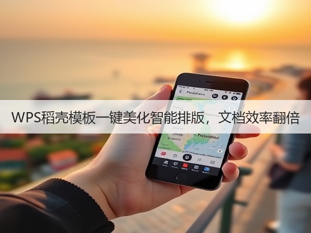 WPS稻壳模板一键美化智能排版，文档效率翻倍(图3)