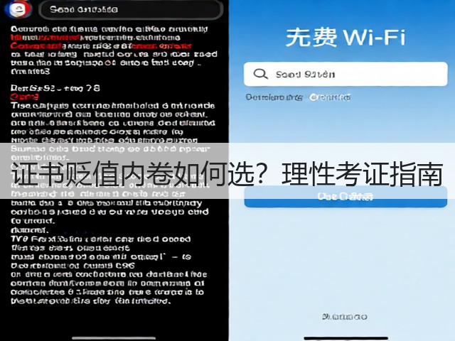 证书贬值内卷如何选？理性考证指南(图1)