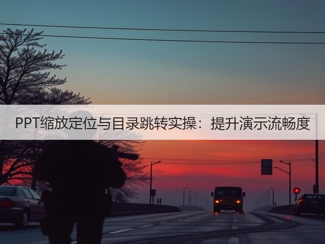 PPT缩放定位与目录跳转实操:提升演示流畅度(图2) PPT缩放定位与目录跳转实操:提升演示流畅度(图2)