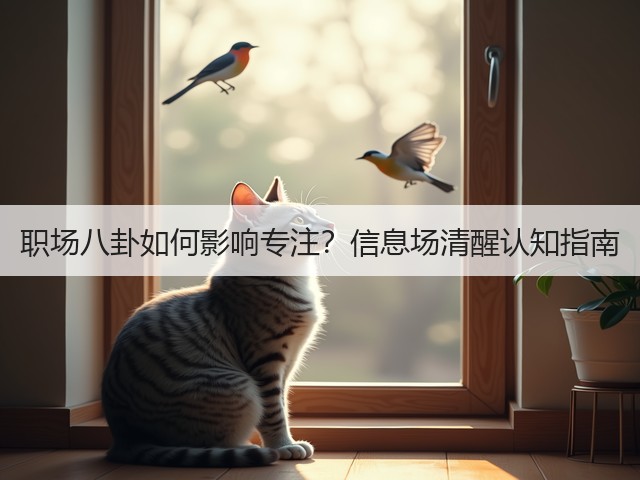 职场八卦如何影响专注?信息场清醒认知指南(图1) 职场八卦如何影响专注?信息场清醒认知指南(图1)