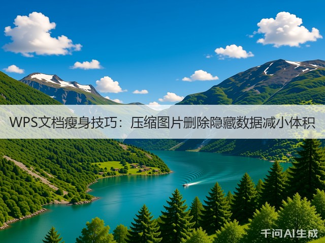 WPS文档瘦身技巧:压缩图片删除隐藏数据减小体积(图2) WPS文档瘦身技巧:压缩图片删除隐藏数据减小体积(图2)