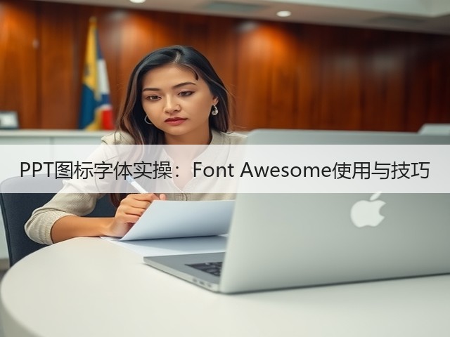 PPT图标字体实操:Font Awesome使用与技巧(图3) PPT图标字体实操:Font Awesome使用与技巧(图3)