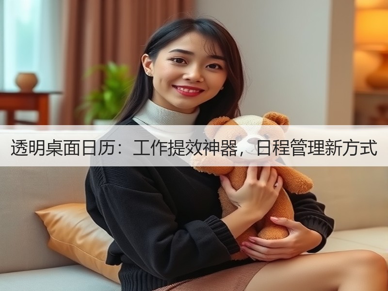 透明桌面日历：工作提效神器，日程管理新方