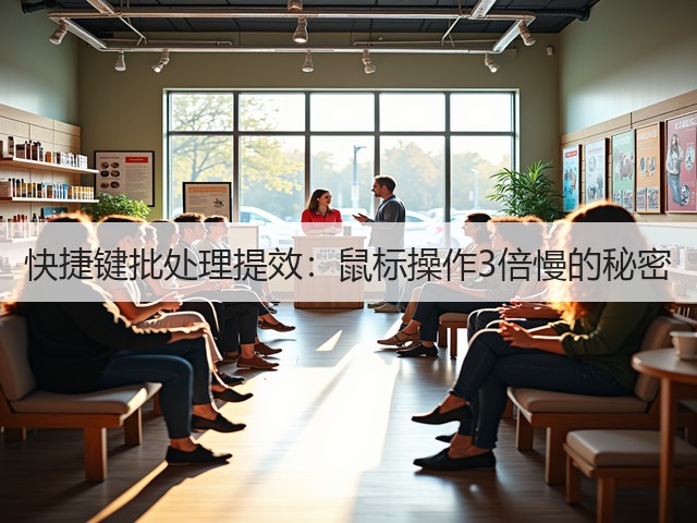 快捷键批处理提效:鼠标操作3倍慢的秘密(图3) 快捷键批处理提效:鼠标操作3倍慢的秘密(图3)