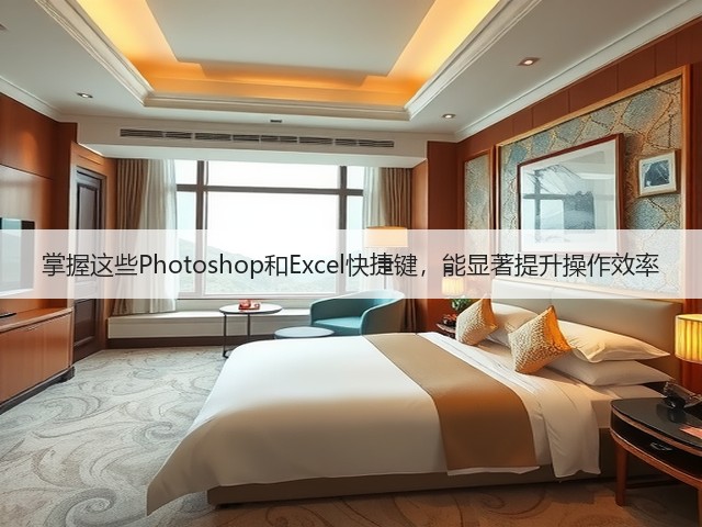掌握这些Photoshop和Excel快捷键,能显著提升操作效率(图2) 掌握这些Photoshop和Excel快捷键,能显著提升操作效率(图2)