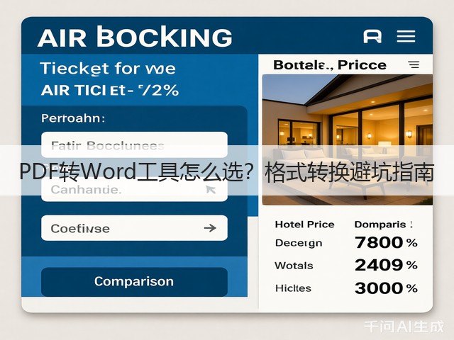 PDF转Word工具怎么选？格式转换避坑指南(图2)